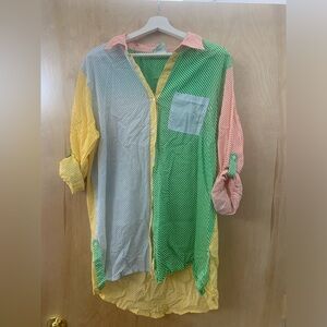 True Destinations Multicolor Striped Women’s Shirt